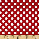 Riley Blake Dots Small Red Fabric
