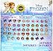 Disney Jewelry Set for Birthday Gift Party Favors (Frozen-2 Sticker Earrings (Total 96 Pairs))