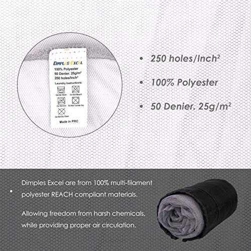 Dimples Excel Mosquito Net for Single Camping Bed 250 Holes per