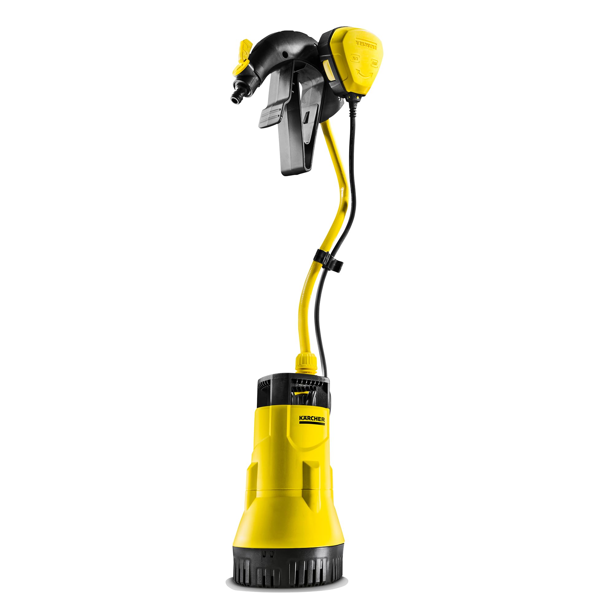 Kärcher Single Plastic Barrel Pump BP 1 Barrel (Irrigation with Rainwater, 400 Watt, 3800 l/h), Yellow