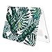iCasso MacBook Air 13 inch Case Rubber Coated Glossy Hard Shell Plastic Protective Cover for Apple Laptop MacBook Air 13 inch Model A1369/A1466 (Palm Leaves)