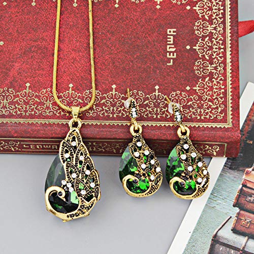 Mnyycxen Pendant Necklace with Swarovski Crystal, Crystal Birthstone Necklace, Thanksgiving/Xmas Jewelry Gifts for Women