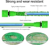 CLMCL Expandable Garden Hose 25ft with 8-Pattern Nozzle Green view 3