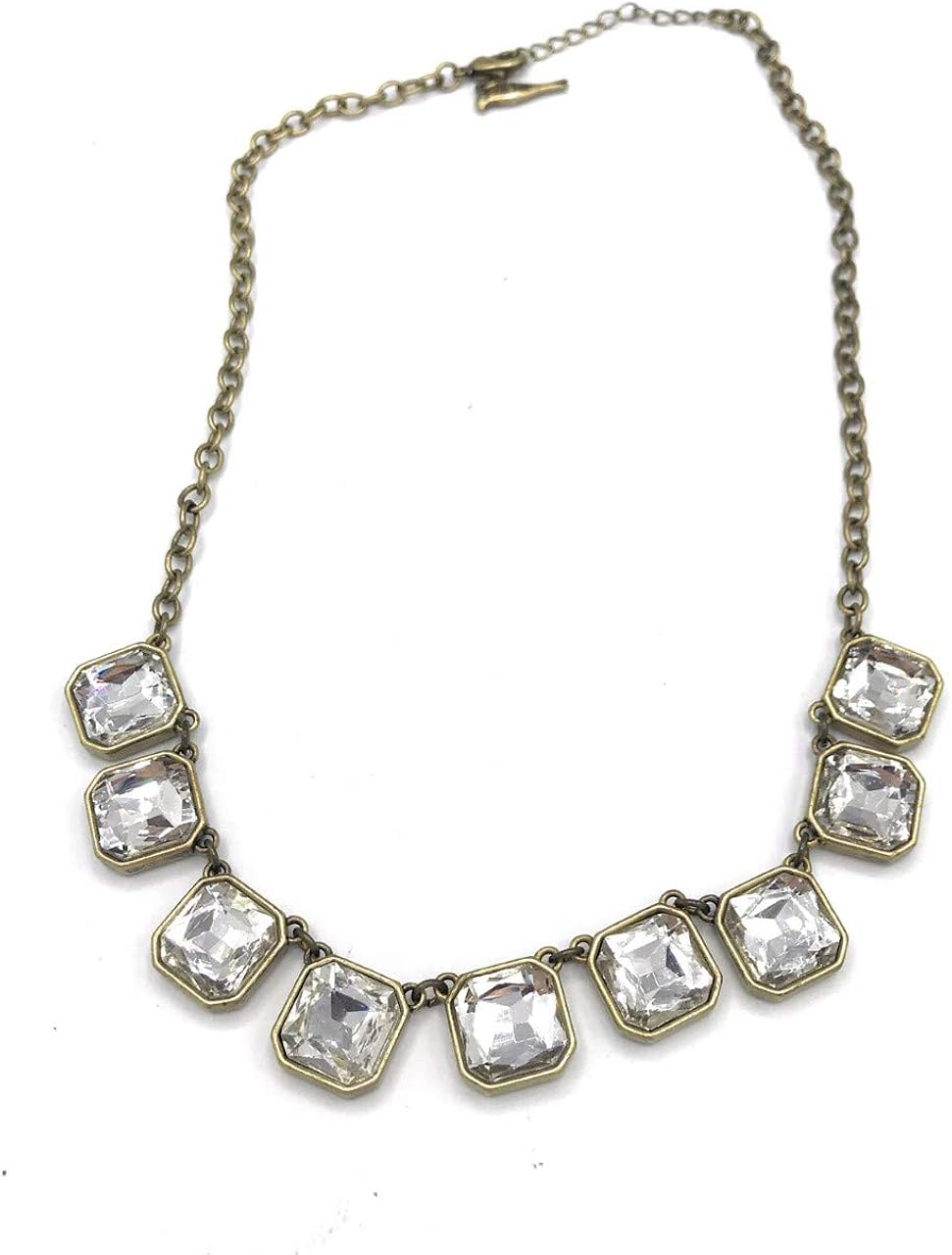 Amazon Com Chloe Isabel Retro Glam Square Cut Necklace Jewelry