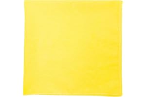 MDSTYLE 100% Cotton Solid Color Bandana for Men & Women 22" x 22" Handkerchief Headband Scarf Scarves