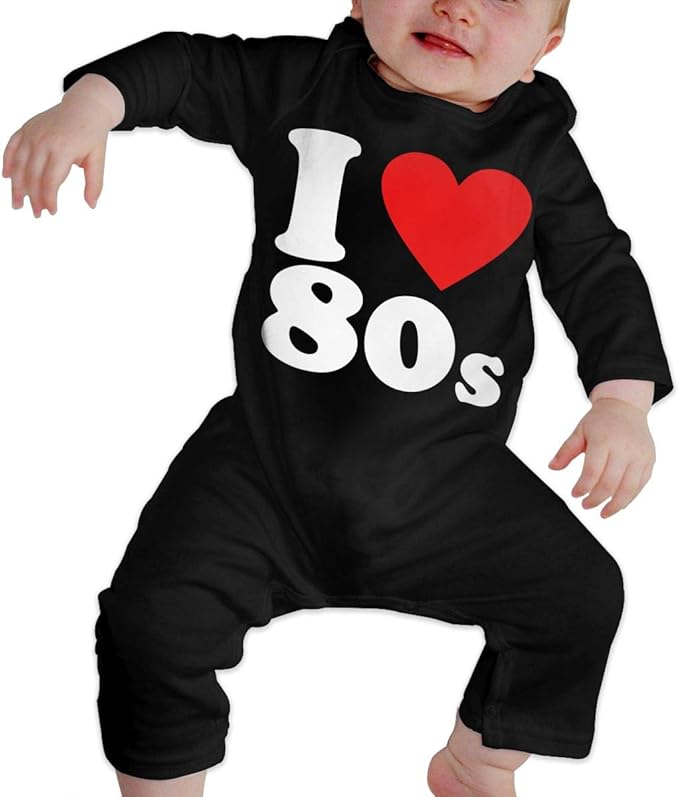 I Love 80's Toddler Baby Girls Boys 624M Long Sleeve