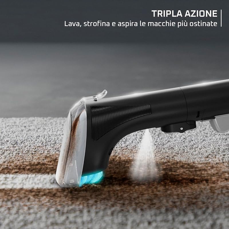 Clean It, Lavatappeti Portatile, Blu, IN5020