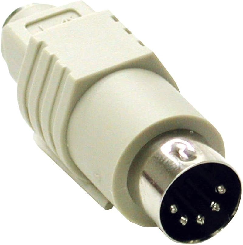 C2G 81501 PS2 Female to AT 5 Pin DIN Male Keyboard Adapter White 6x2x2cm