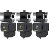 3pac A1 Mini/A1/A2L Hotend Print Head Hot End Kit 0.2mm+0.4mm+0.6mm Extruder Upgrade High Temperature 0.4 mm Hardened Steel Nozzle Replacement with Silicone Cover Sock for Bambu Laboratory 3D Printer