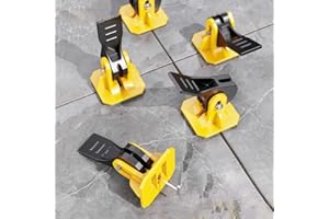 Tile Leveling System Kit Tile Spacers Reusable 50pcs Floor Leveling Compounds Upgraded Adjustable Fit 8-12mm Tiles+50pcs Repl