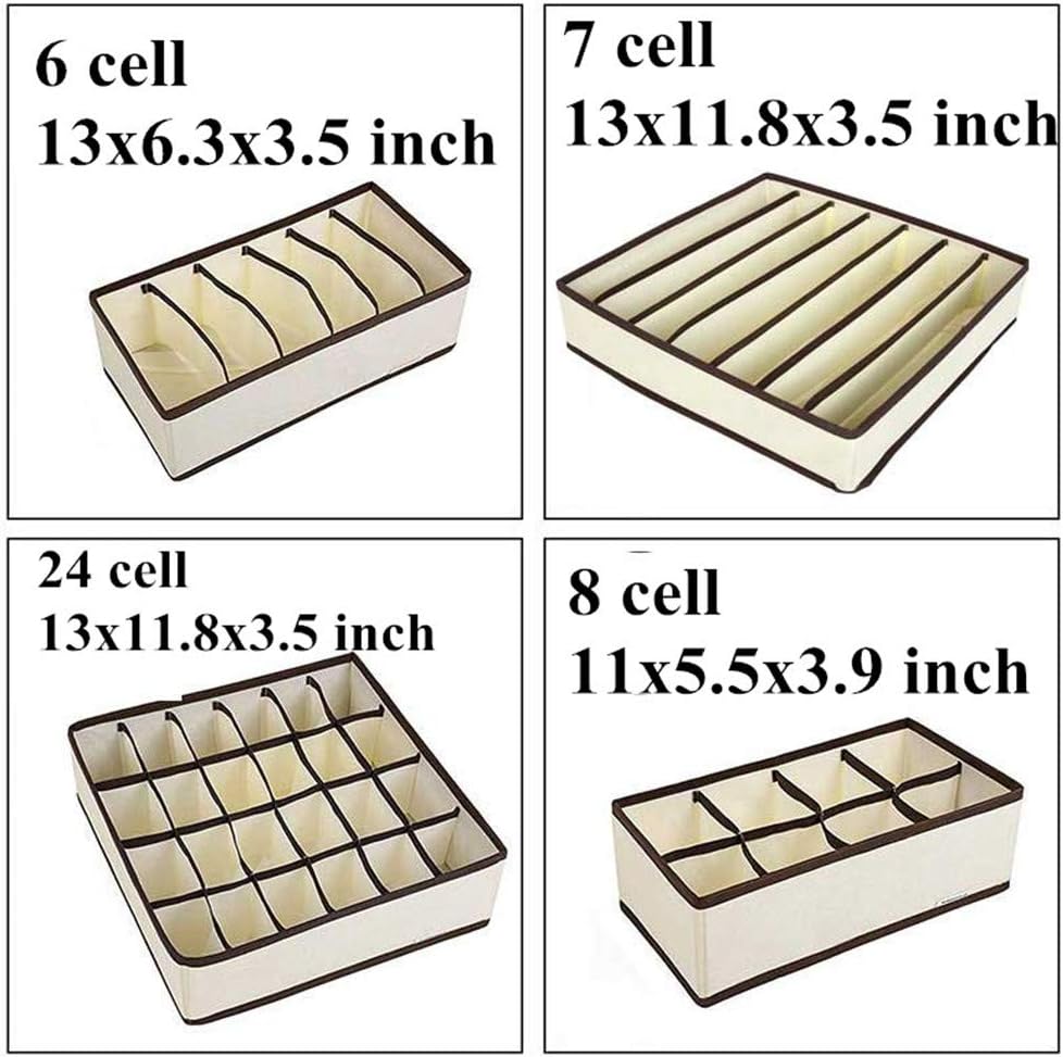 Muyco Pliable Placard Sous Vetements Organisateur Tiroir Diviseur Pour Placard Salle Organisation Bin Pour Chaussettes Ceintures Cravates Vetements Pour Bebe Lingerie Culottes Organiseurs De Tiroir Cuisine Maison Eng Bouldermicrofinance Org