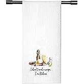 TSOTMO Italian Cooking Tea Towel I Don't Need A Recipe I'm Italian Kitchen Towel Italy Inspired Gift for Women (I'm Italian Towel)