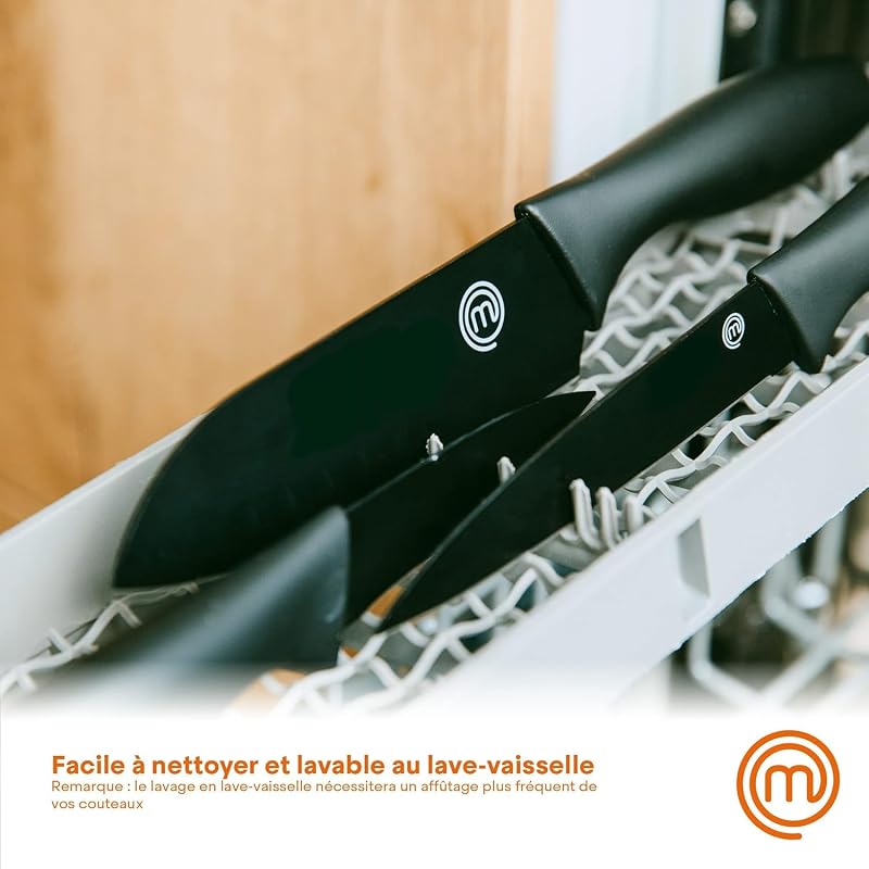 MasterChef Set Couteau Cuisine, Couteaux de Cuisine