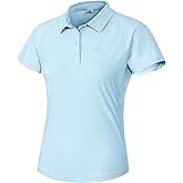 Pioneer Camp Women's Golf Shirt Short Sleeve Polo Shirts UPF 50+ Quick Dry Collared Tennis Work Athletic Tops 4 Button