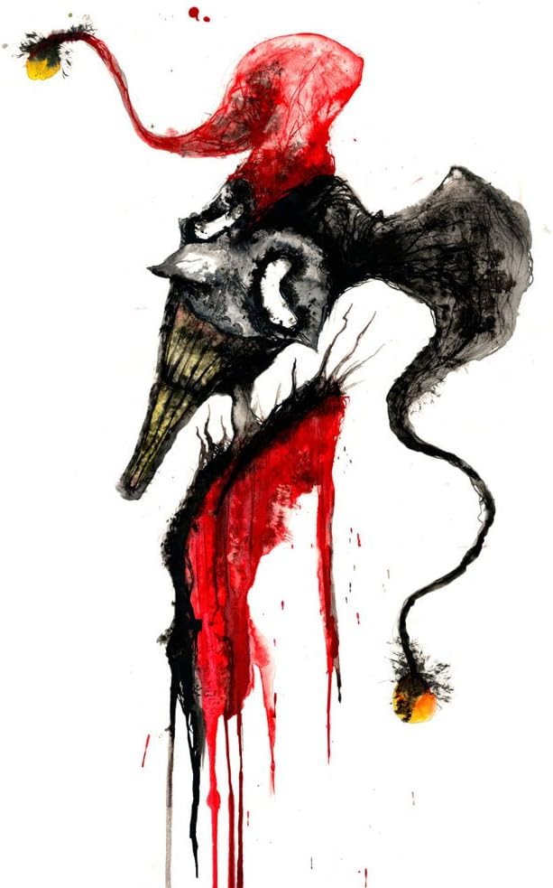 Wednesday Wolf Shaco 13"x19"