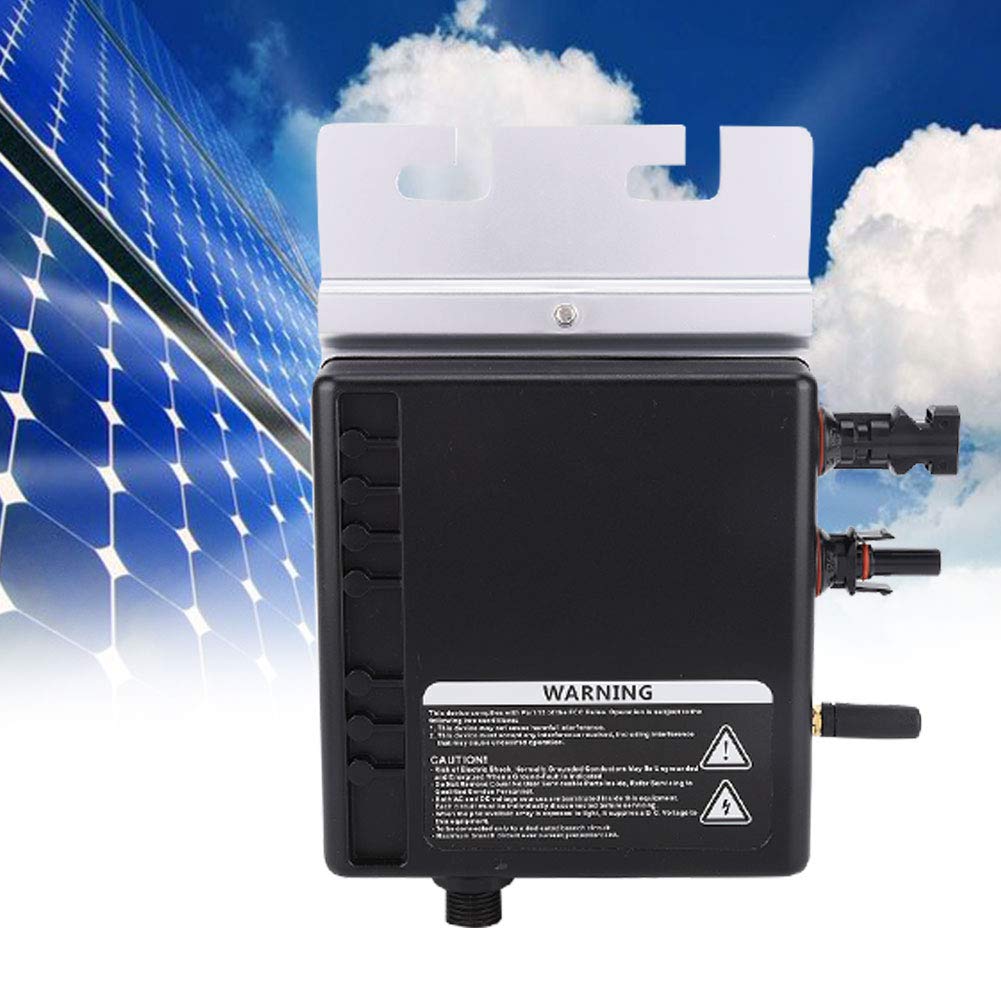 Waterproof Solar Grid Tie Inverter,Grid Tie Micro Inverter Solar Power Monitoring for Solar Home Sys
