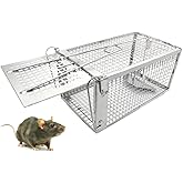 Fish Scale Humane Mouse Trap, Rat Cage Trap Suitable for Capturing Mice or Hamsters Alive, Friendly Small Animal Humane Live 
