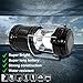 Rechargeable Camping Light, SENHAI DC and Led Solar Charging Portable Outdoor Lanterns with Battery Powered for Camping, Hiking, Fishing, Emergency Charging for Android Cellphone (US Plug, Black)