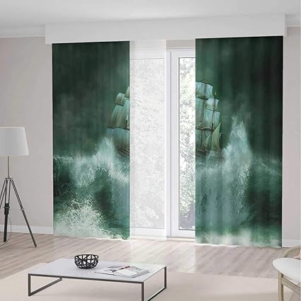Amazon Com Yoliyana Small Window Blackout Curtains Pirate