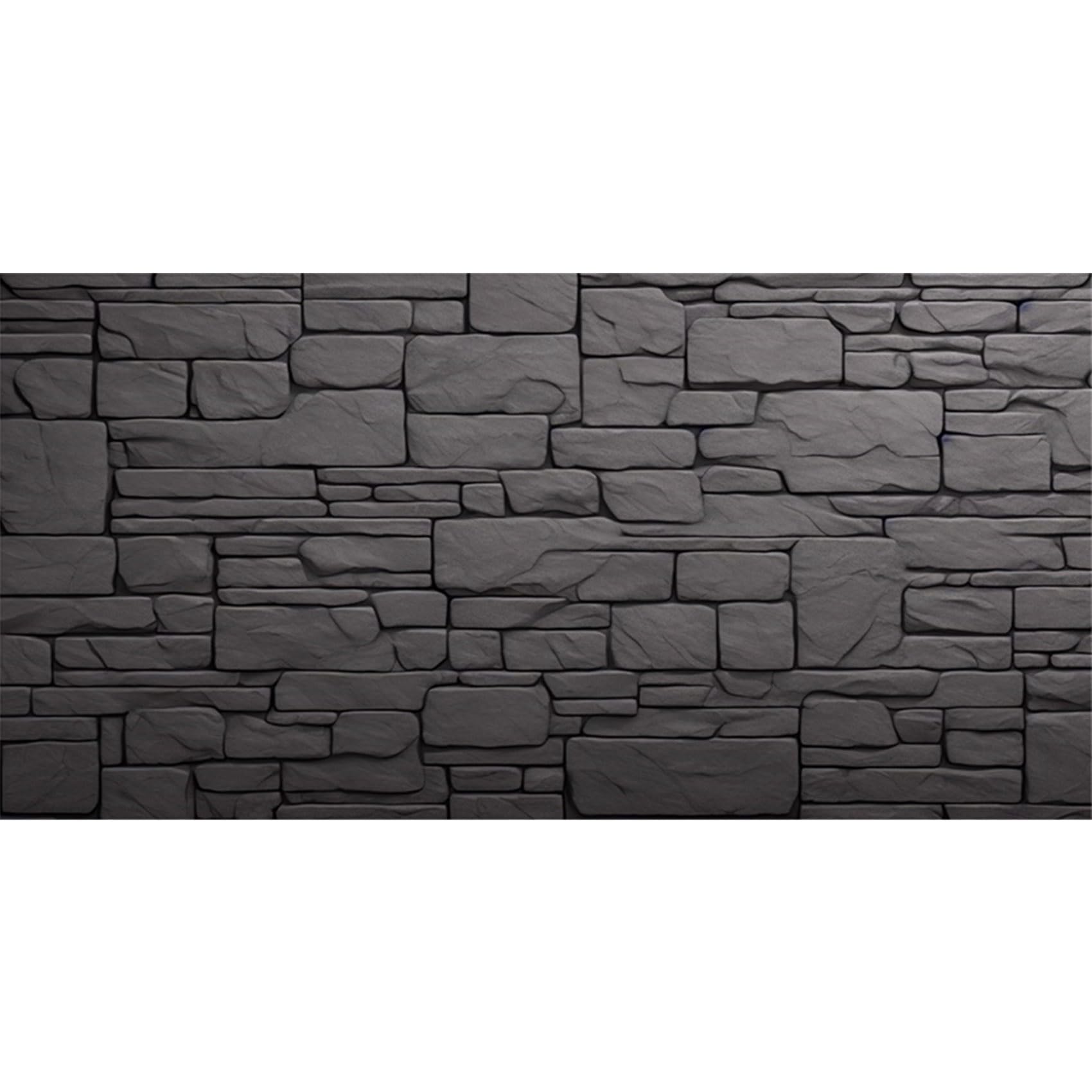 MIRRORANG 120x61cm Stone Aquarium Background Rocky Old Grey Wall Fish Tank Poster Backdrop Rock Terrarium Background — image 1