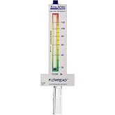 Blue-White FLOWREAD&reg; R-320, 20-120 GPM, Acrylic Flow Meter for 2" ID Pipe, accurate flow rate measurement for residential swimming pools