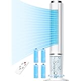 42-INCH Evaporative Air Cooler, SKYICE Windowless Portable Air Conditioner for Room w/ 3 Speeds & 4 Modes, Remote, 70°Oscilla