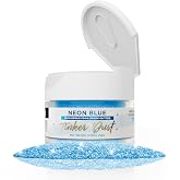 Bakell - Neon Blue Tinker Dust (5g, 1x Jar) Edible Glitter for Food, Desserts, and Beverages!