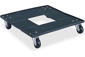 Safco Products 4188 Stack Chair Cart for 4185 Stack Chairs and Visit Chairs, Black