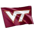 Desert Cactus Virginia Tech VT Flag - 3 x 5 Feet Hokies Banner, Indoor/Outdoor Durable Fabric, 100% Polyester Design (Style 1)