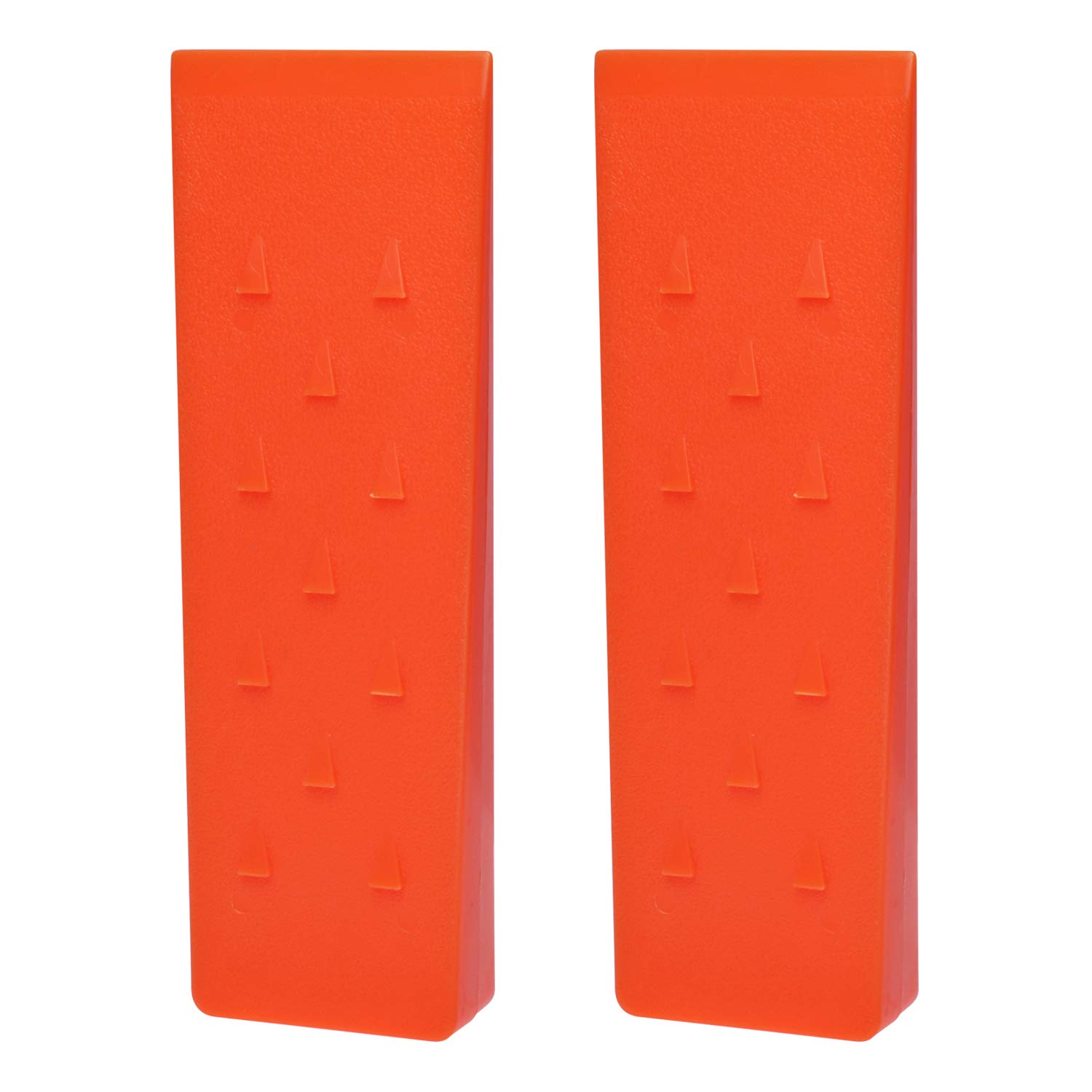 Poweka 10 Inch Tree Felling Wedges for Tree Cutting, Felled Spiked Tree Wedges Falling Logging Tools for Chainsaw Loggers Supplies (2 Pack)