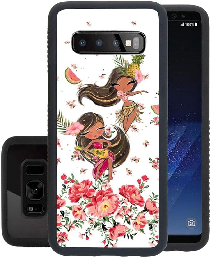 Samsung Galaxy S10+ Phone Case Dancing Flower Girl Pattern