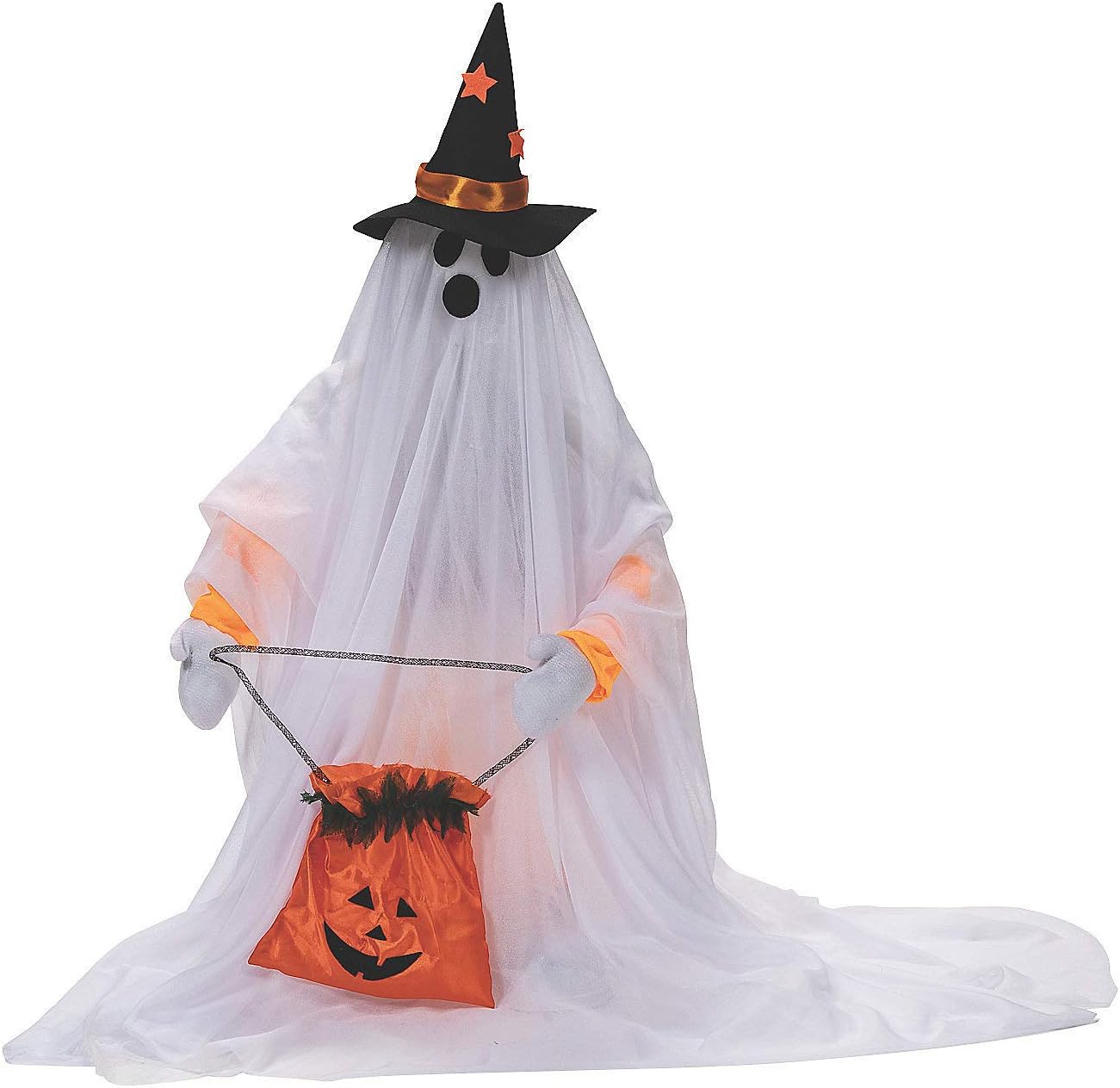 Fun Express Cute Standing Animated Ghost Halloween Decoration