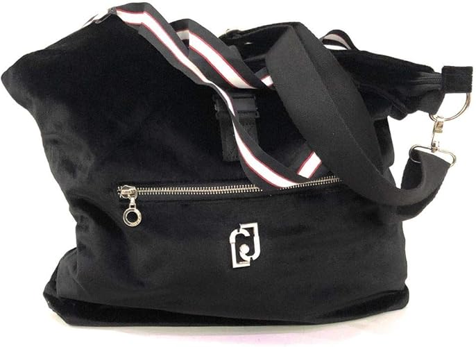 Liu Jo Liu Jo Borsa Sportiva In Nylon Con Logo Tasca Con Zip Tracolla In Abbinamento E Chiusura Con Zip E Con Nastro Ad Incastro Amazon It Scarpe E Borse