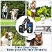 PetExpert Dog Shock Collar with Leather Lanyard Remote 330yd Waterproof Rechargeable Dog Training Collar Electric Collar with Beep Vibration Shock&LED Light Dog Bark Collar for All Dogs(10Lbs-100Lbs)