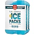 Healthy Packers Ice Pack for Lunch Box - Freezer Packs - Original Cool Pack | Slim & Long-Lasting Reusable Ice Packs for Lunc