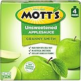 Mott's Unsweetened Granny Smith Applesauce Pouches, 3.2 Ounce