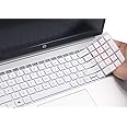 Keyboard Skin Compatible for HP Laptop 15t 15z 17t 17z 15-fc 15-fd 15-eg 15-er 15-eh 17-cn 17-cp Series 15-er1025od 17-cn2063cl 17-cn2165cl 17-cn3097nr 17t-cn200 17z-cp200/cp300 17-cp0700dx (White)