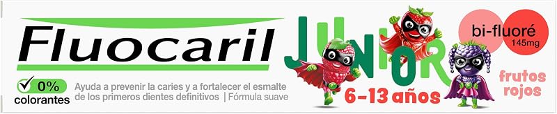 Junior Gel Frutos Rojos 75 Ml