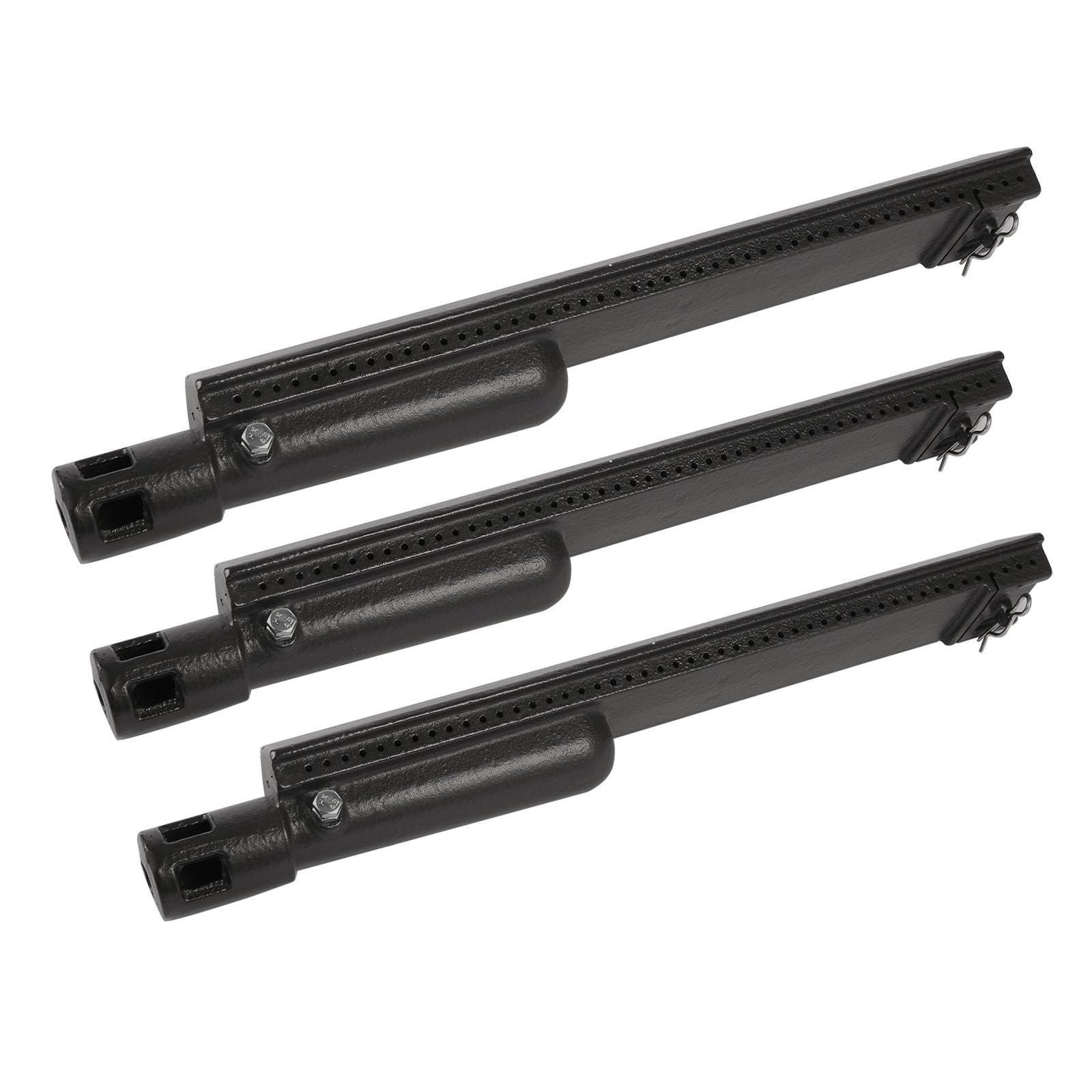 Photo 1 of Dongftai CB490A (3-Pack) 13 3/4” Cast Iron Burner Replacement for Charbroil 463240804, 463240904, 463241704, 463241804, 463247004, 463251505, 463251605, 463252005, 463252105, 461252605, 463230203