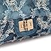 Dasein Women's Designer Quilted Crossbody Bags Twist Lock Shoulder Bags Satchel Handbags w/ Chain Strap