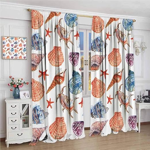 Amazon Com Guuvor Cortina Opaca Para Decoracion Toscana Con