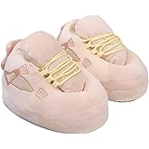 WSOARLQ Plush Sneaker Slippers, 17 Styles-Quiet Soles (No Waking Loved Ones), Anti-Slip Dry Indoor, Cozy for Cold Days, US 8-12 Unisex