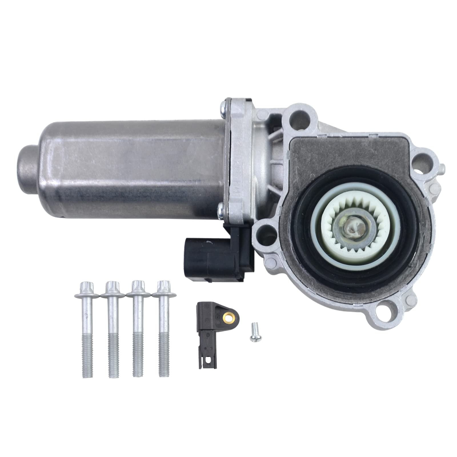 27107566296 Transfer Case Adjustment Motor with Sensor, Transfer Box VTG Actuator Hi Low Motor Compatible with E83 E53 E70 X3 X5#27107541782 27103455136