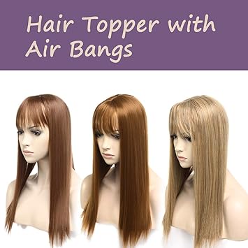 Amazon Com Clip In Hair Topper Long Straight Top Hair Pieces