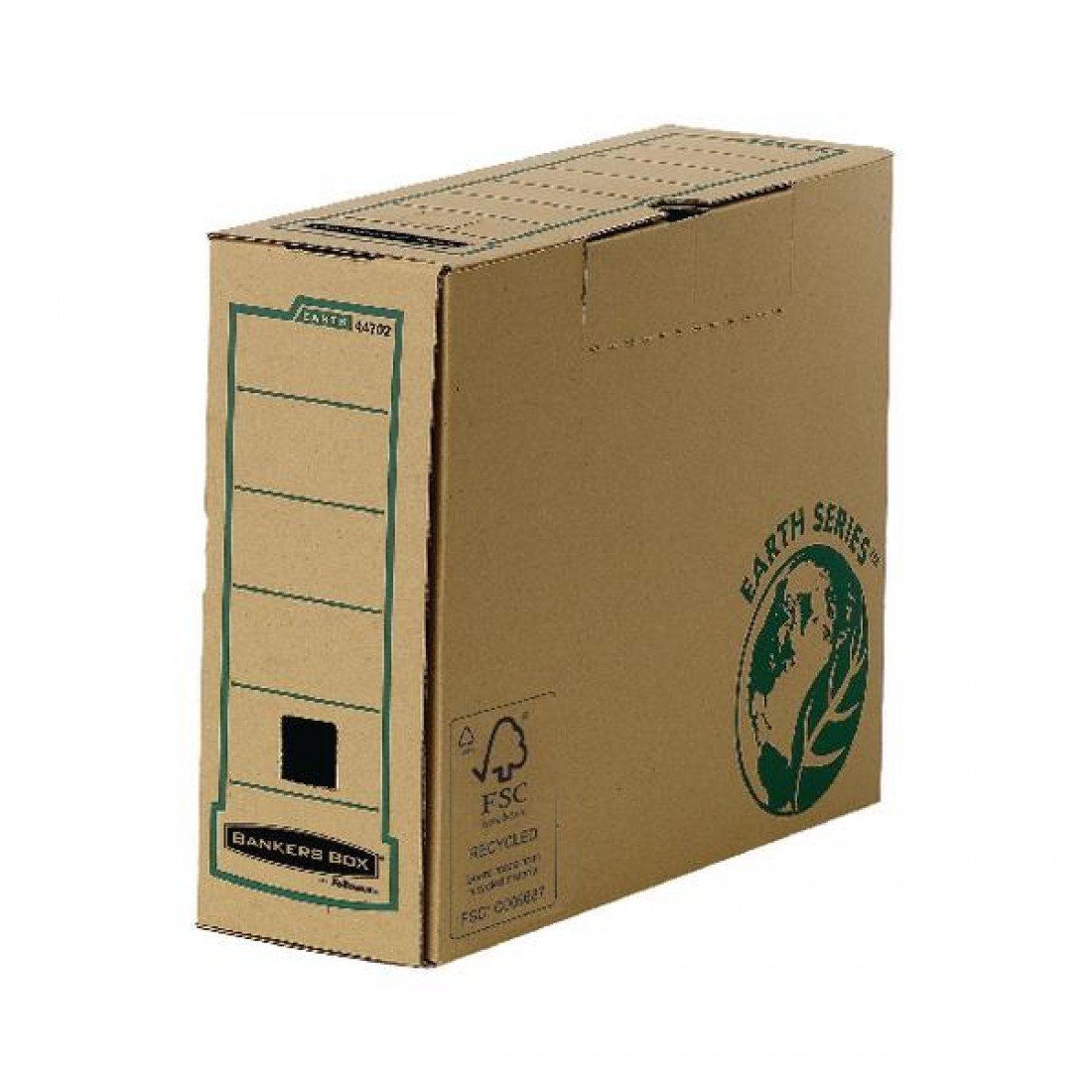 R-Kive Basics Transfer File Foolscap W100XD320XH254mm Ref 00023 (Pack of 20)