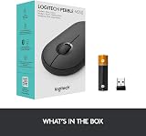 Logitech Pebble Wireless Mouse Bluetooth 2.4 GHz Silent Slim Graphite Black view 9