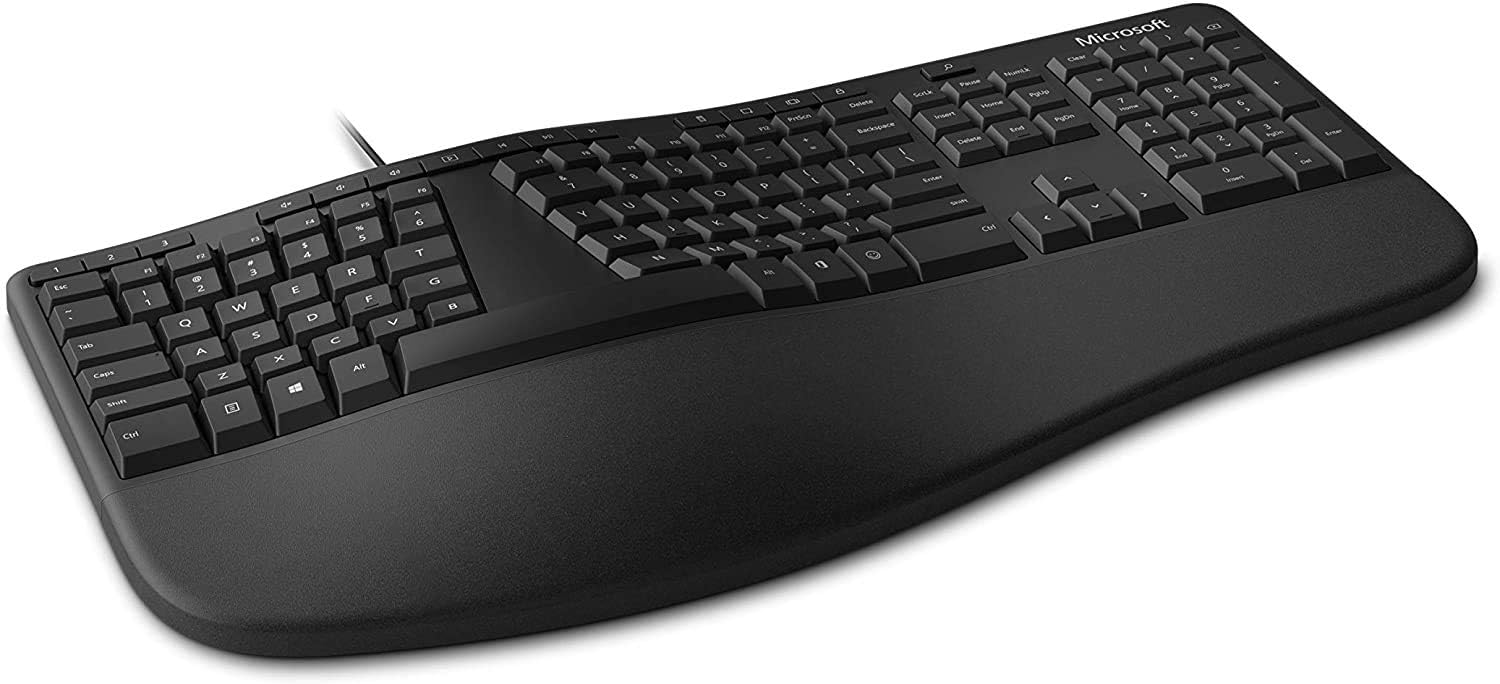 Microsoft Ergonomic Keyboard for Business - Wired - Black