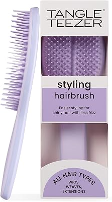 O pincel de styling definitivo para styling seco, segura, esbate e adiciona volume, textura e brilho, lilases cloud