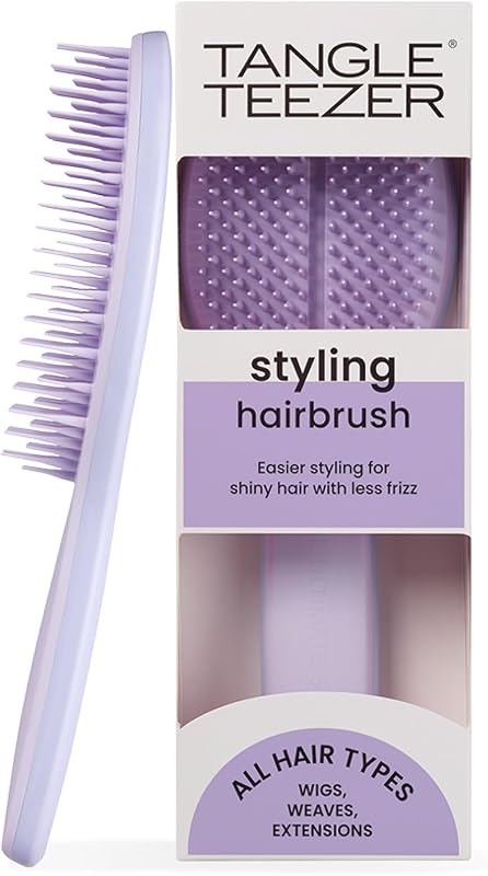 O pincel de styling definitivo para styling seco, segura, esbate e adiciona volume, textura e brilho, lilases cloud