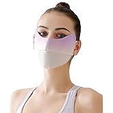 YUANST UV Face Mask, Sun Protection Face Mask, Sun Masks for Women, Ice Silk Cooling Breathable Face Cover, Washable Reusable